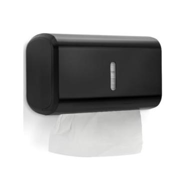 Imagem de Dispenser Porta Papel Toalha Urban Suporte Compacto para Banheiro(Preto)
