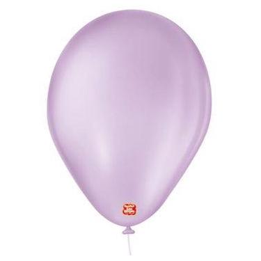 Imagem de Balão Bexiga N 7 Lilás Soft Com 50 unidades - São Roque