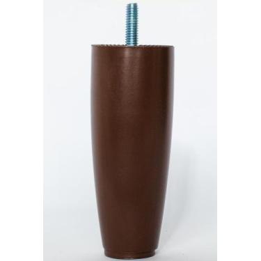 Imagem de Kit Pes Cama box 14 pes Marron 13 Cm 14 Puxador de Gaveta - FENIX MEND