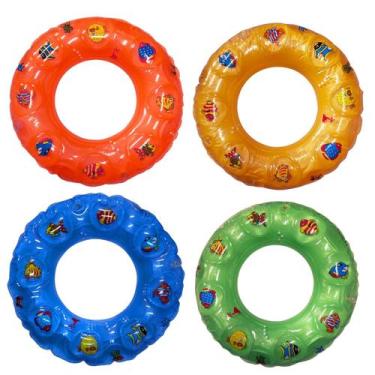 Imagem de Boia Inflável De Cintura Infantil 40cm Cor Variada Verão 1PC - Sou Mai