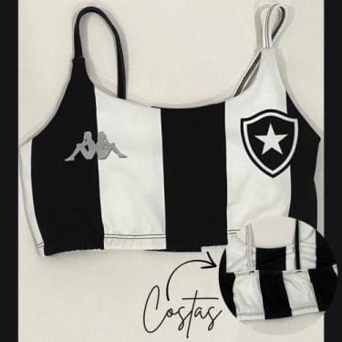 Imagem de Top Fitness Academia Cores Confortável Alça Fina Times Brasil - Estilo