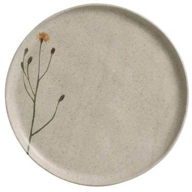 Imagem de Prato Raso Cerâmica 27cm Porto Brasil Bio Stoneware Campestre Avulso Jantar Mesa Posta