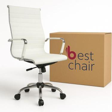 Imagem de Cadeira Presidente Giratória Esteirinha Charles Eames Best Chair