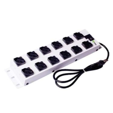 Imagem de Filtro De Linha Ipec Com 12 Tomadas 3 Pinos 10A 1M Bom - A.R Variedade