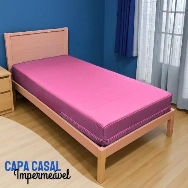 Imagem de Capa p/ Colchão Casal Hospitalar Impermeável Cores E Medidas - Miranda