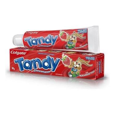 Imagem de Kit c/ 3 Creme Dental Infantil Tandy Morangostoso 50g - Colgate