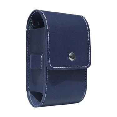 Imagem de Dynwave Estojo para telêmetro de golfe, bolsa para telêmetro para esportes ao ar livre, viagem, bolsa de cintura moderna para armazenamento de bolas, Azul