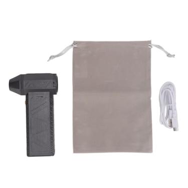Imagem de Elétrica Air Duster 180000RPM 3 Velocidade Jet Dry Blower Ventilador sem fio Mini Turbo Ventilador Jet para teclado de computador Car Outdoor Home Grey