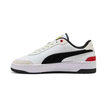 Imagem de PUMA Tênis masculino Scuderia Ferrari Ca Match, Branco/cinza vapor/branco, 39