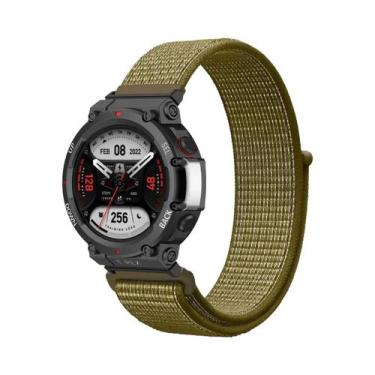 Imagem de Pulseira De Nylon Unissex Para Huami Amazfit T-REX 3/2 Smart Watch Ban