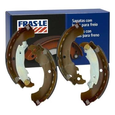 Imagem de Jogo de Sapatas de Freio Traseiro Original FI/330-CPA Compatível com Mobi Uno Novo Palio Grand Siena - com ABS