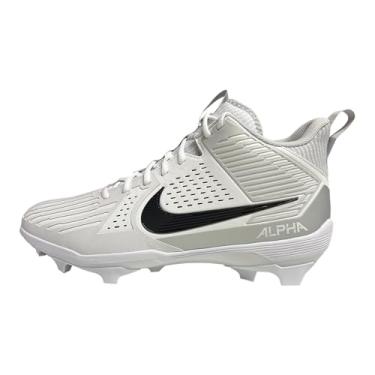 Imagem de Nike Chuteira masculina Alpha Menace Strong (II5139-010, preto/prata metálico/branco), Branco/Preto/Prata Metálica Tb, 47