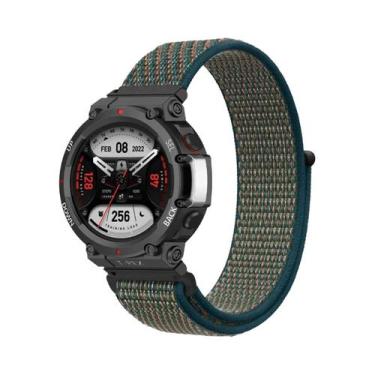 Imagem de Pulseira De Nylon Unissex Para Huami Amazfit T-REX 3/2 Smart Watch Ban