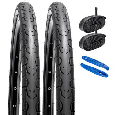 Imagem de YUNSCM 2 peças de pneus de bicicleta de 66 cm 26 x 1,50/40-559 60TPI e 66.0 cm válvula Schrader compatível com 26 x 1,50 pneus e tubos de bicicleta 26X1,5 (Y-529)