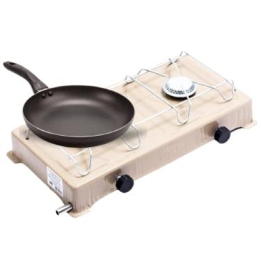 Imagem de Fogão Camping Portátil 2 Bocas a Gá