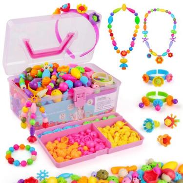 Imagem de Kit de fabricação de joias NEXBOX Crafts para meninas com miçangas pop