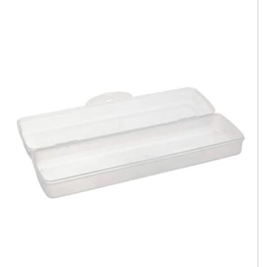 Imagem de Kit 2 Estojo Porta Escovas De Dente E Creme Dental Portátil Viagem Bolsa Escola