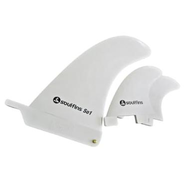 Imagem de Quilha Central e Estabilizadores, Fibra de Vidro, Branco, modelo So1 soulfins
