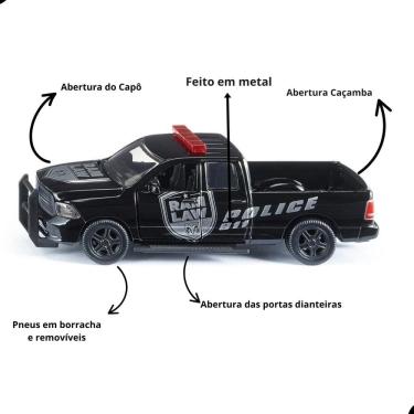 Imagem de Miniatura Camionete RAM 1500 US Police Siku 1/50 Metal