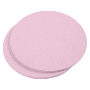 Imagem de predolo 2x Almofadas de Apoio para Joelho de Ioga 18 Cm Almofada de Equilíbrio Esportiva Redonda Antiderrapante para Proteção de Joelho E Cotovelo Almofada de, Rosa