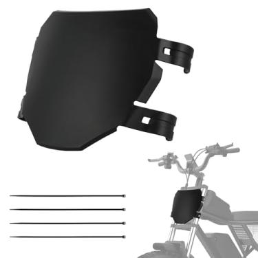 Imagem de IUVWISN Placa de matrícula de bicicleta elétrica E placa frontal compatível com Ridstar Q20 Super 73 S1 S2 Y1 RX Macfox X1S X1S X X2 Commuter EBike Electric Mountain Bike preta