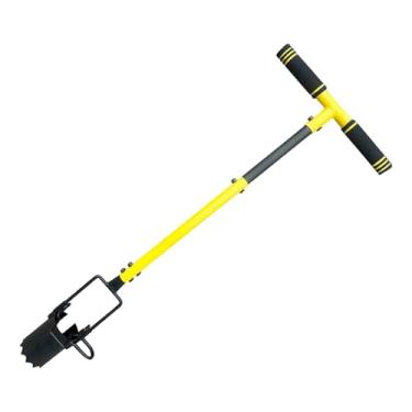 Imagem de Baoblaze Ferramenta para plantio de bulbos de jardim, escavador de buracos, transplantador de flores, marcador de profundidade para reabastecimento de pátios,