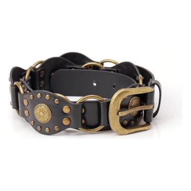 Imagem de Cinto Feminino Couro Pu Boho Chic Tendencia Moda Country Top - Alwy, P