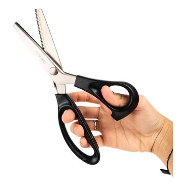 Imagem de 2X Tesoura De Picotar Grande - Para Costura E Tecidos Nybc