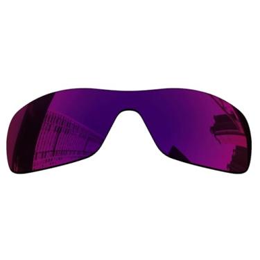 Imagem de Acefrog Lentes de reposição polarizadas de 1,5 mm para óculos de sol Oakley Antix OO9077, material atualizado, resistente a impactos - Espelhado polarizado Midnight Sun - 1,5 mm