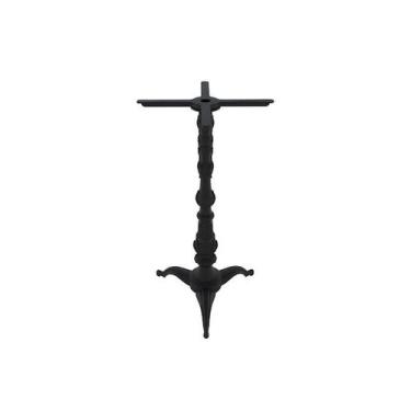 Imagem de Mesa Bistrô Alta Veroninha em Alumínio Fundido Preto 105cm - Utildecor