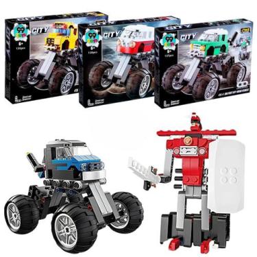 Imagem de Brinquedo de Montar Carro Esportivo Realista com Blocos de Encaixar Pe