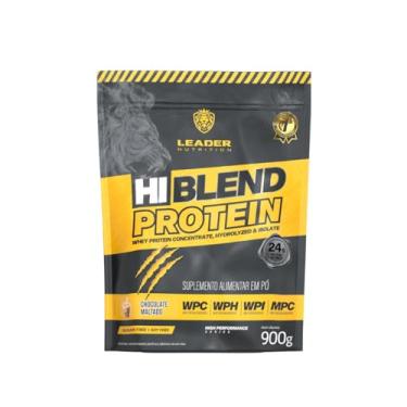 Imagem de Hi-Blend Protein sem Soja Refil 900g - Leader Nutrition (900g, Chocolate Maltado)