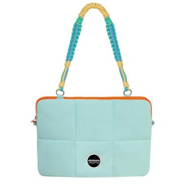 Imagem de Capa para laptop de 15,6 polegadas, bolsa para computador com alça de ombro, resistente à água, capa de transporte compatível com Lenovo, HP, Dell, Asus Notebook, presentes para mulheres