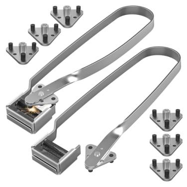 Imagem de Pacote com 2 maçaricos de pederneira simples com 20 pederneiras de substituição – Isqueiro resistente para soldagem e corte (2 pisadas de pederneira tripla + 6 pederneiras)