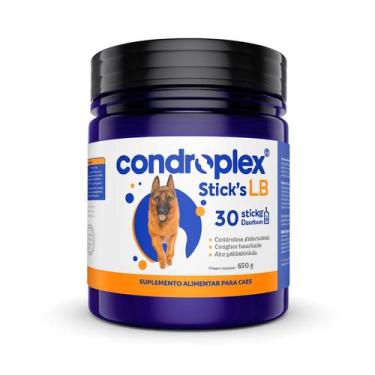 Imagem de Condroplex Sticks LB 630g  30 Bastões Mastigáveis para Cães de Grande 