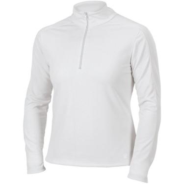 Imagem de Isis Tartaruga feminina Pointelle com gola com zíper, branca, GG