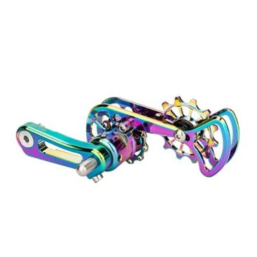 Imagem de Pegciuho Tensor de Corrente de Velocidade única, Acessório para Bicicleta, Portátil, Reparável, Leve, Liga de Alumínio para Ciclismo Ao Ar Livre, Colorida