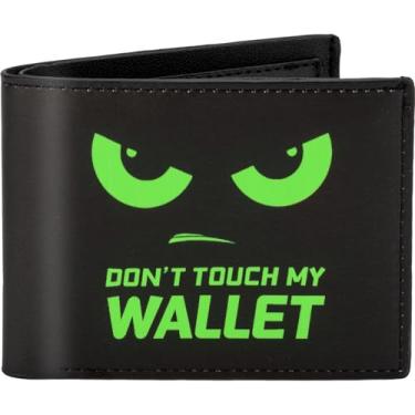 Imagem de Carteira infantil para meninos adolescentes, para meninos de 6 a 7 a 8 a 9 a 10 a 11 a 12 a 13 a 14 anos, carteira engraçada de couro dobrável com bloqueio de RFID com bolso para moedas, janela para