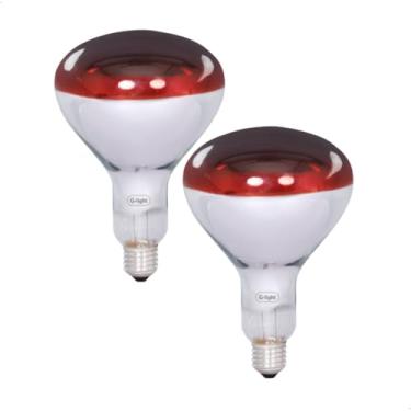 Imagem de Kit 2 lâmpadas Infravermelhas R125 150W E27 Dimerizável Terapêutica de Calor 127v