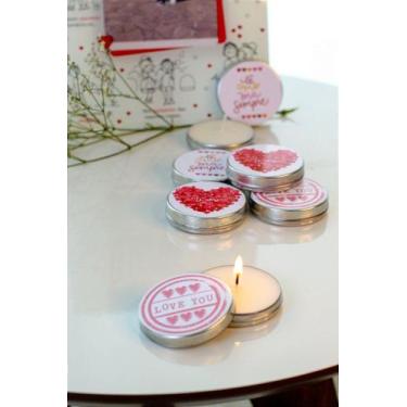 Imagem de Latinha Lembrancinha Tema Dia dos Namorados - Essência de Morango - no