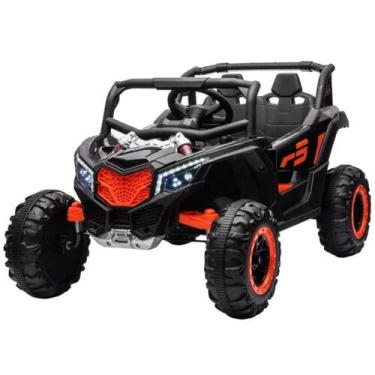 Imagem de Buggy Off Road Carrinho Elétrico Utv R3 12v Recarregável Preto / Bang 