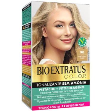 Imagem de Tonalizante Bio Extratus 90 Louro Muito Claro Tecnologia Profissional 