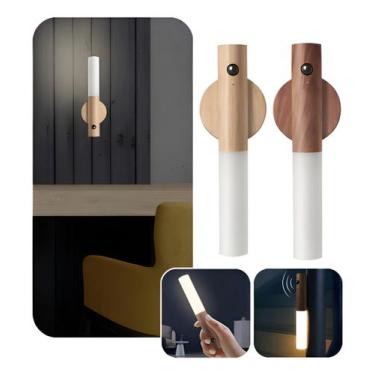 Imagem de Luminária De Led Parede Sensor Quarto Portátil Usb Imã Mesa - Genérica