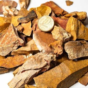 Imagem de Cascalho Bruto Jaspe Monet Natural 3 Kg - Fragmentos de 10 a 50mm Tipo