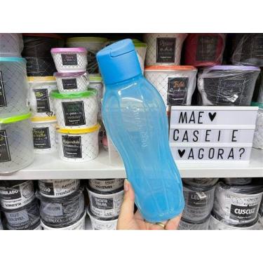Imagem de Garrafa Eco Tupper Plus 1 Litro Azul Claro - Tupperware