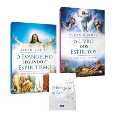 Imagem de Kit O Evangelho Segundo O Espiritismo + O Livro Dos Espíritos + Brinde