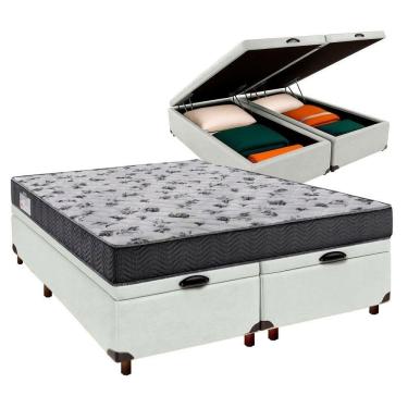 Imagem de Cama Box Bau + Colchão Casal D33 Iso100 Ortobom