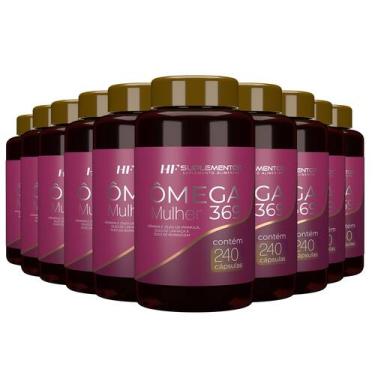 Imagem de 6x OMEGA 3 6 9 MULHER 240CAPS HF SUPLEMENTOS