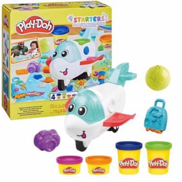 Imagem de Kit Massinha Play Doh Avião Explorador Com Acessórios - Hasbro