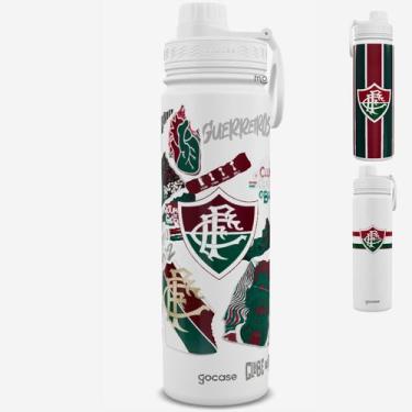 Imagem de Garrafa Térmica Gocase Fresh 650ml Oficial do Fluminense, FLU Colagem 